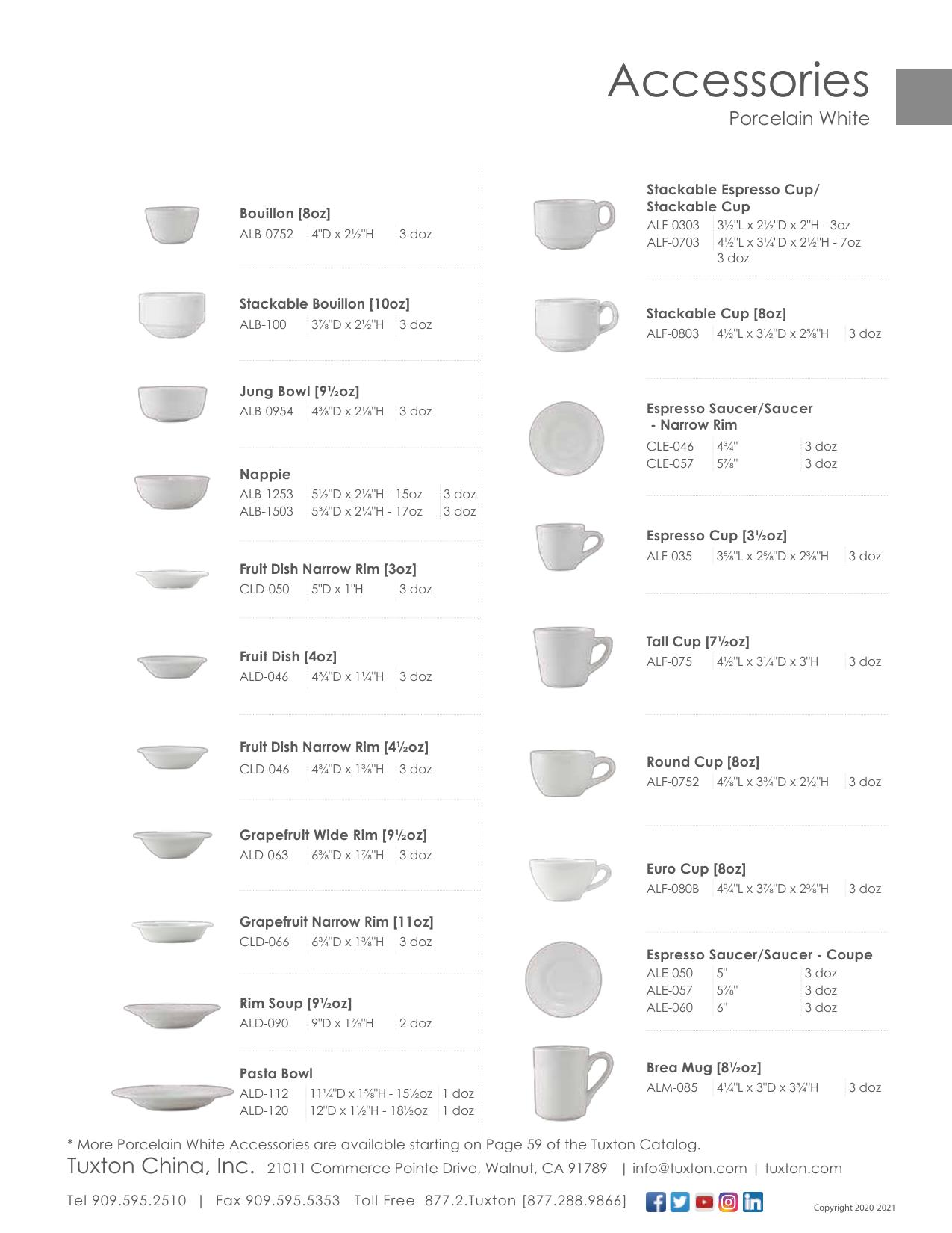 Colorado — product & SKU sheet